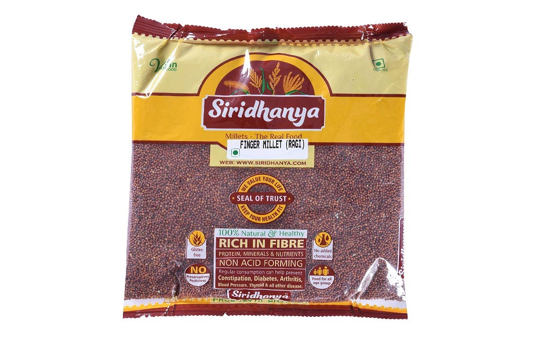 Siridhanya Finger Miilet (Ragi)    Pack  500 grams